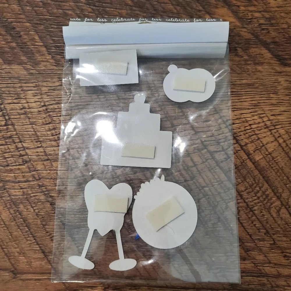Target Wedding Stickers Rings Cake Bouquet Champagne Glasses Crafts Scrapbooking